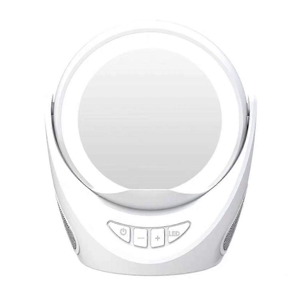 Wireless Speakers Multifunctional as FM Radio & Makeup Mirror with Lighting