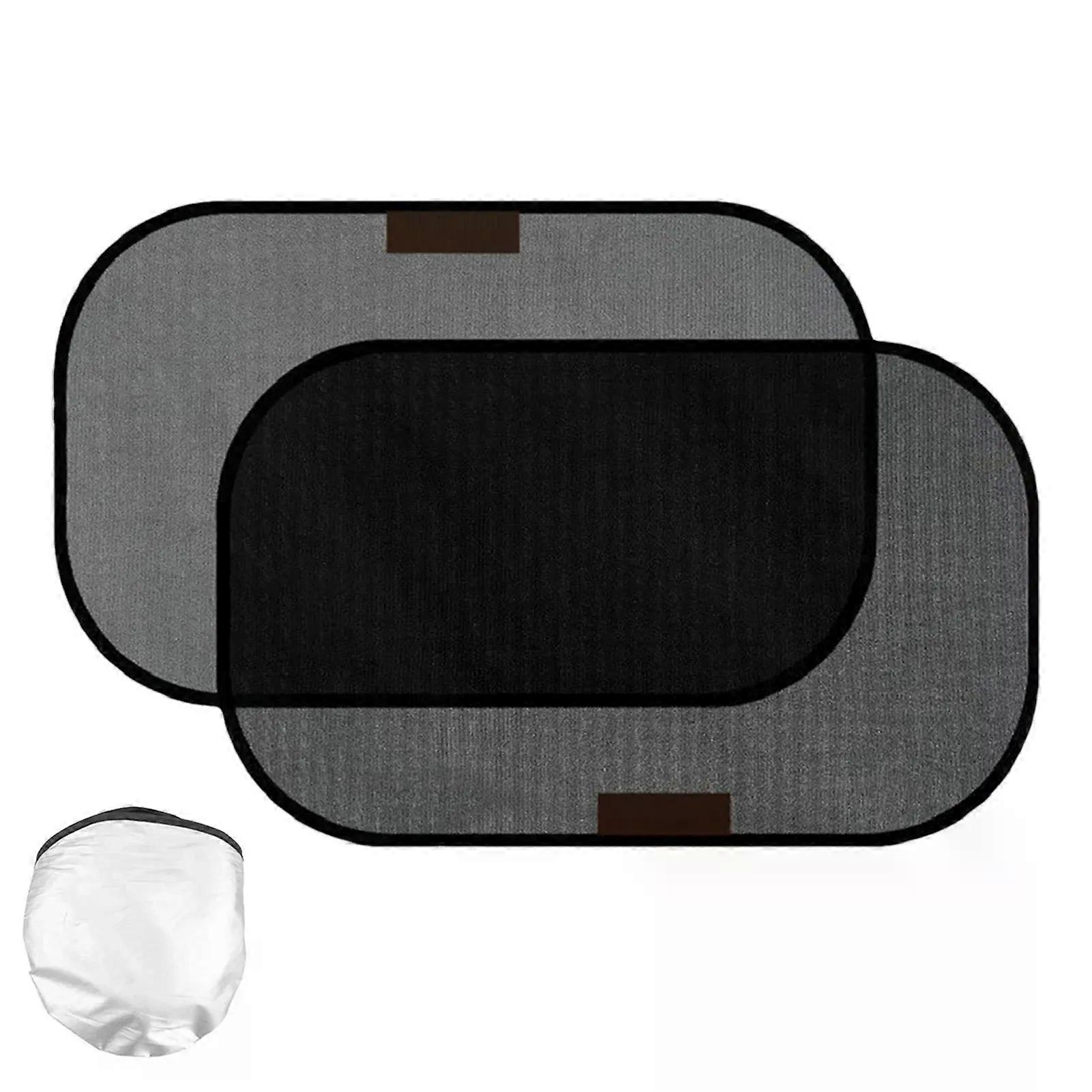 Back Window Sun Shades For Car Cling Window Cover Electrostatic Adsorption Pet-Friendly Glare Shield And UV Rays Protection For
