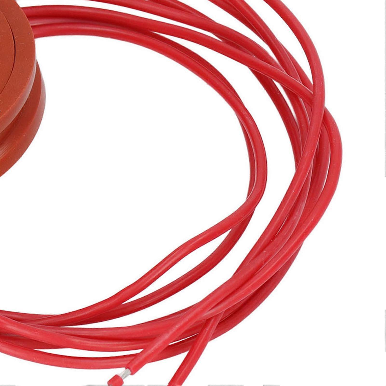 Silicone Heating Belt, Soft Waterproof Insulation, Flexible, for Oil Pipe, 15 x 1000 mm, 40 W, DC 24 V
