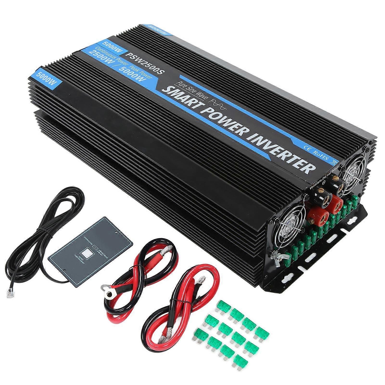 Pure sine wave inverter for car 2500W 12V to 220V low noise