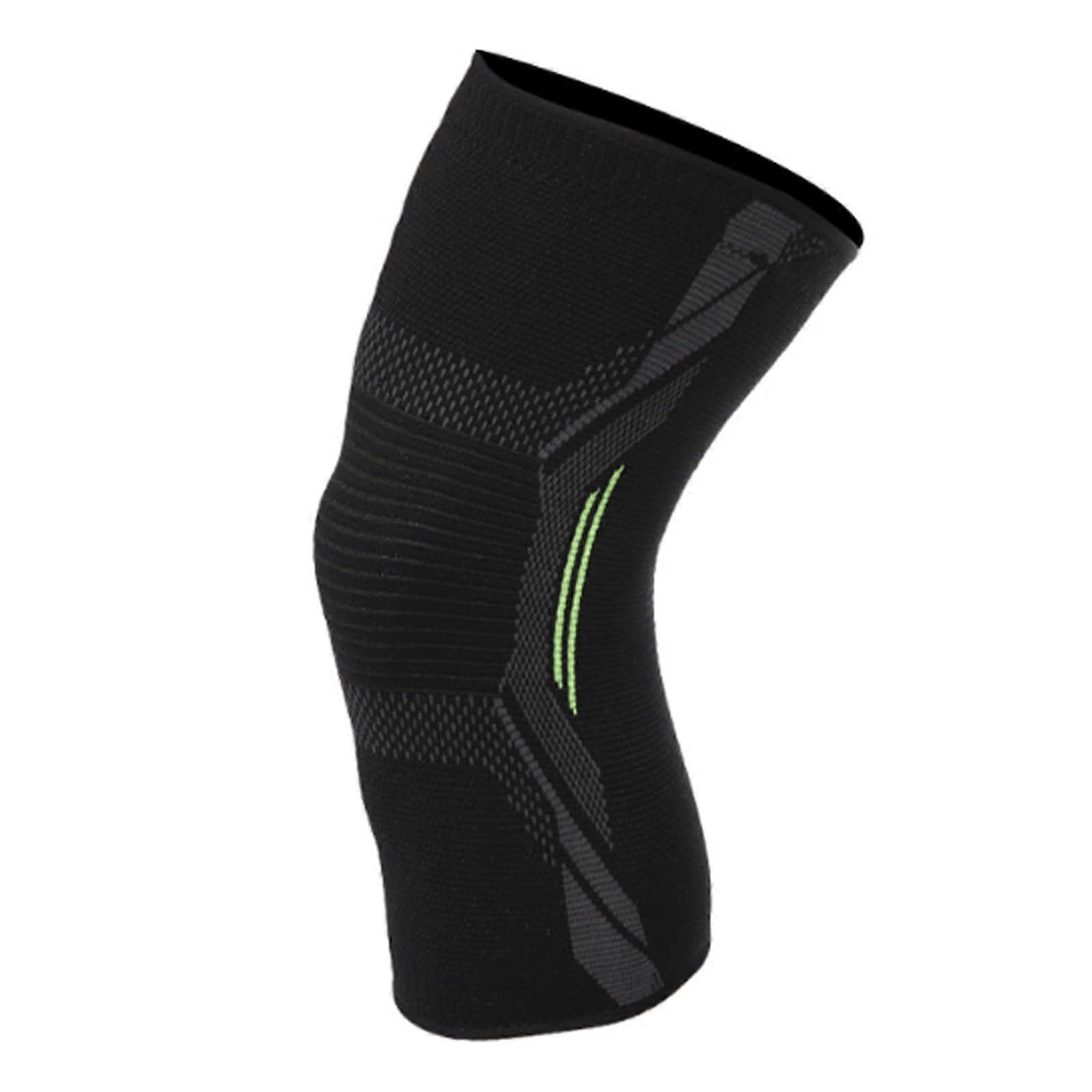Single Knitted Nylon Warm Knee Pad for Sports, Running, Basketball, and Riding - Cold Proof Protective Gear