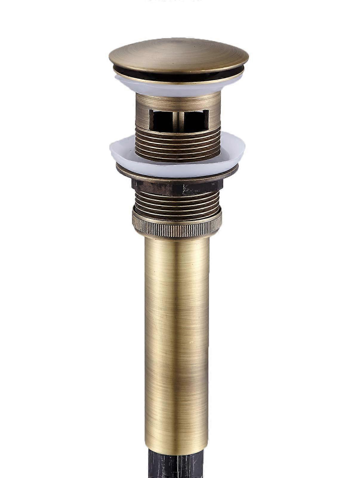 Sink Evacuation Antique Rice Finish Bathroom Faucet Large Pop Up Basin With Sink Compatible With Standard Sinks