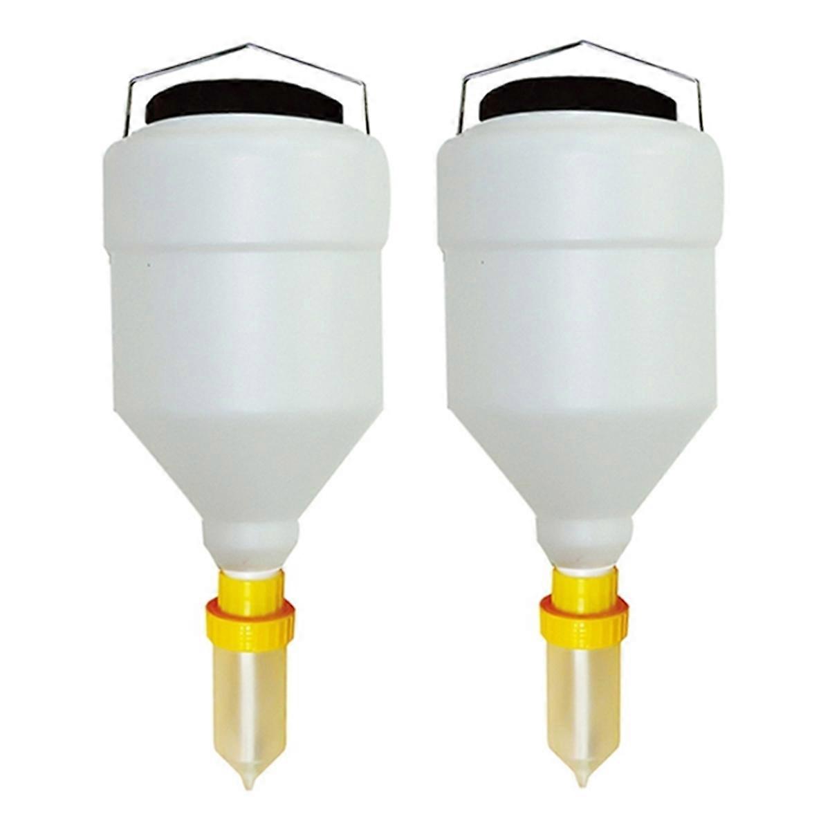 5.5L sauce Squeeze Bottle Distributeur de sauce suspendu Bouteille Squeeze Bottle Distributeur de sauce suspendu Grand Diam