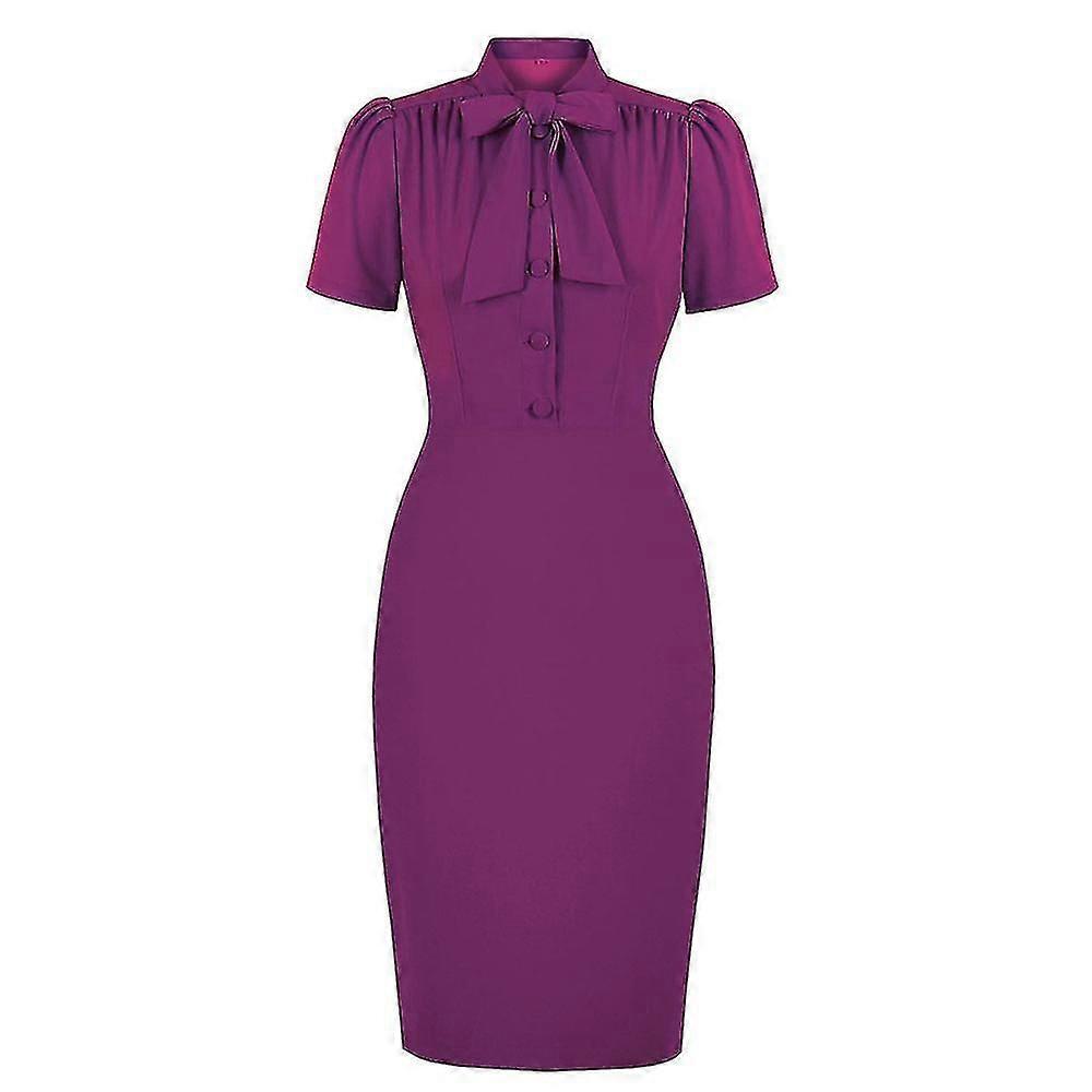 المرأة أزياء Bodycon فساتين العمل بأكمام قصيرة الرسمية كوكتيل مساء حزب غمد اللباس