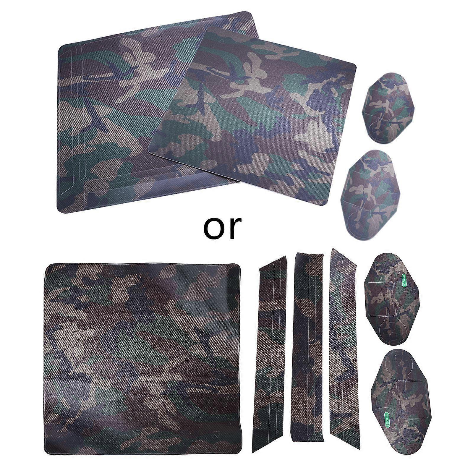  Camouflage Decal Sticker Skin Cover For  Slim Console + 2 Controller