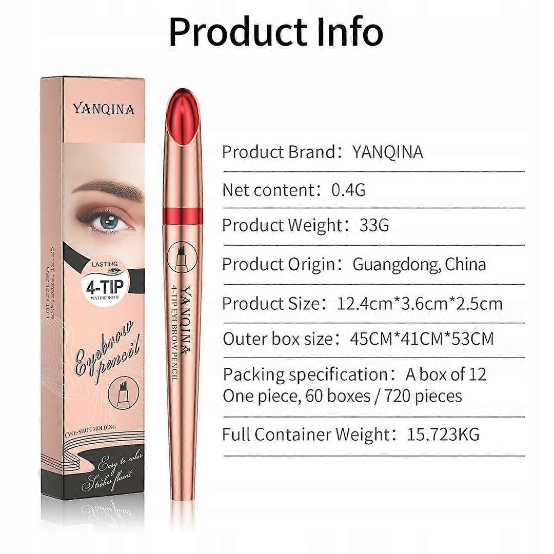 Eyebrow Marker Kerdka Microblading Pen 4in1