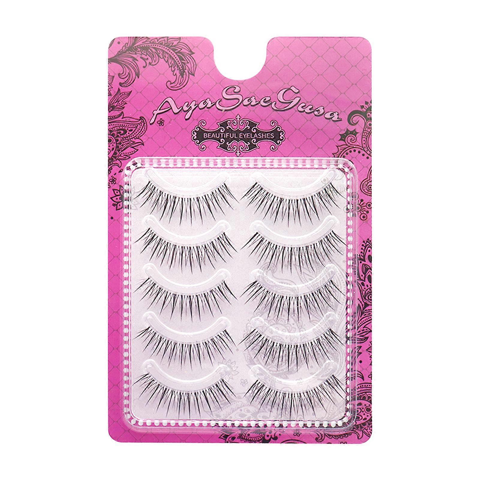 Ultralight Natural Look False Eyelashes Makeup Extensions Strip Lashes