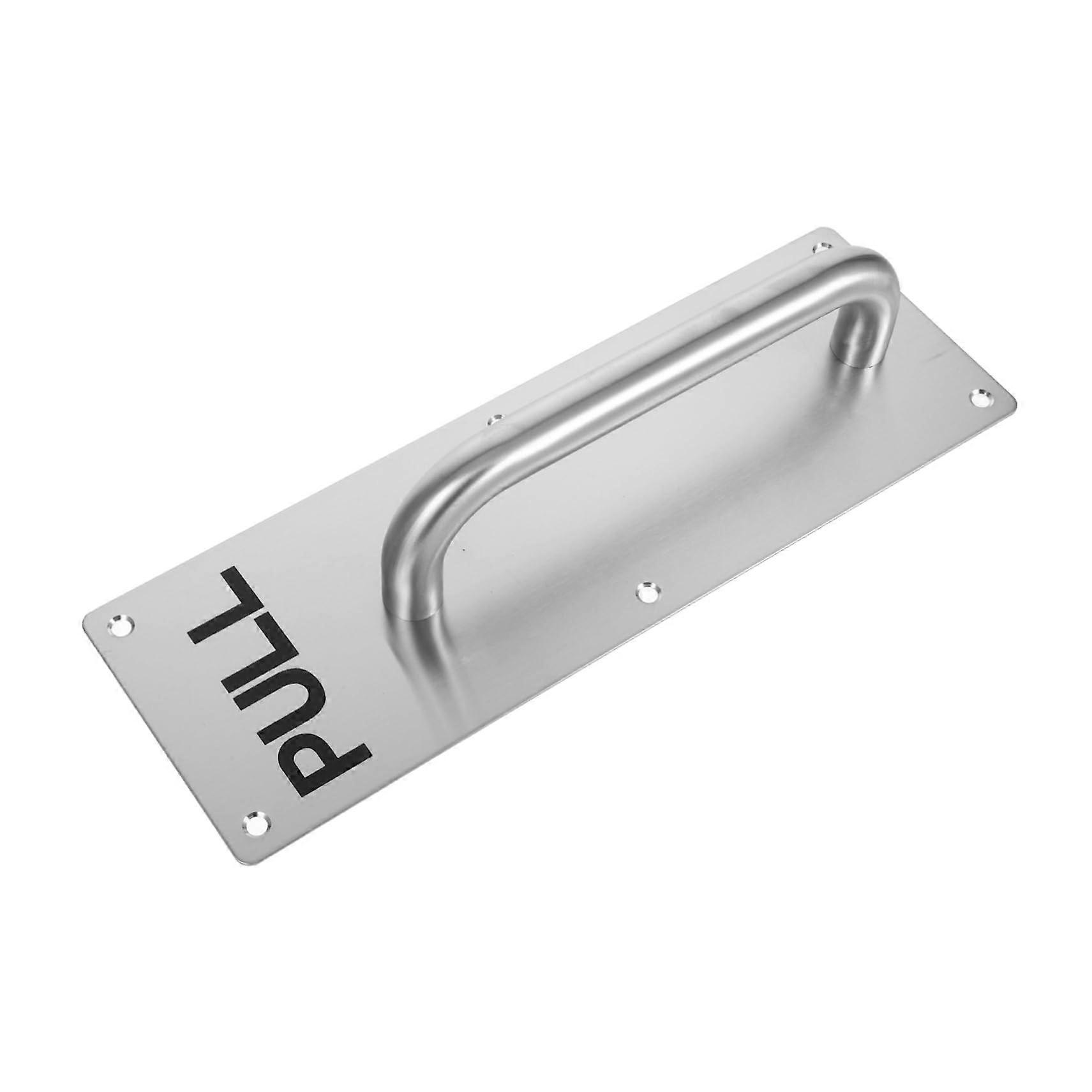 Stainless Steel Door Pull Handle for Commercial Use - Versatile Fire Exit Cabinet Pull Rod, Innovative Design, 12-Inch Size