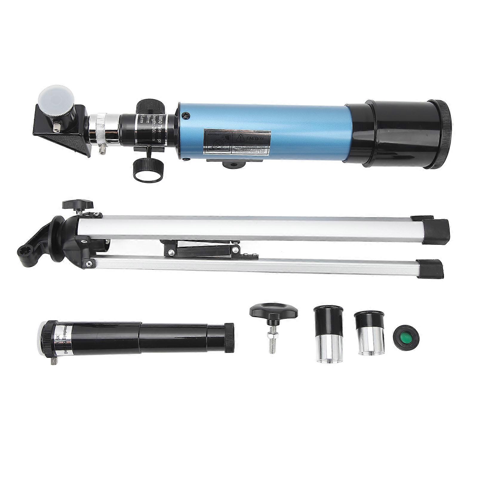 50mm Aperture 360mm Focal Length 90X Magnification Astronomical Refracting Telescope with Tripod for Kids