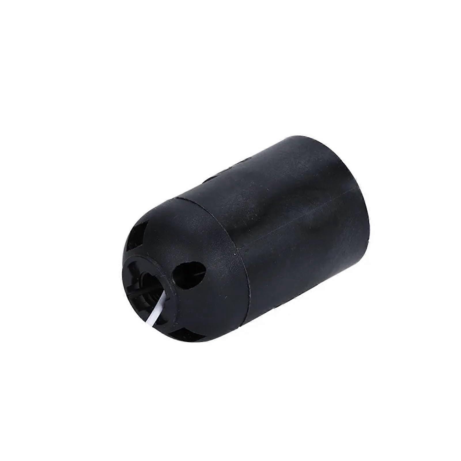 Black White E14 E27 Screw Lamp Holder Table Floor LED Light Head Socket Desktop Light Candle Bulb Base 4A 250V(E27 B)