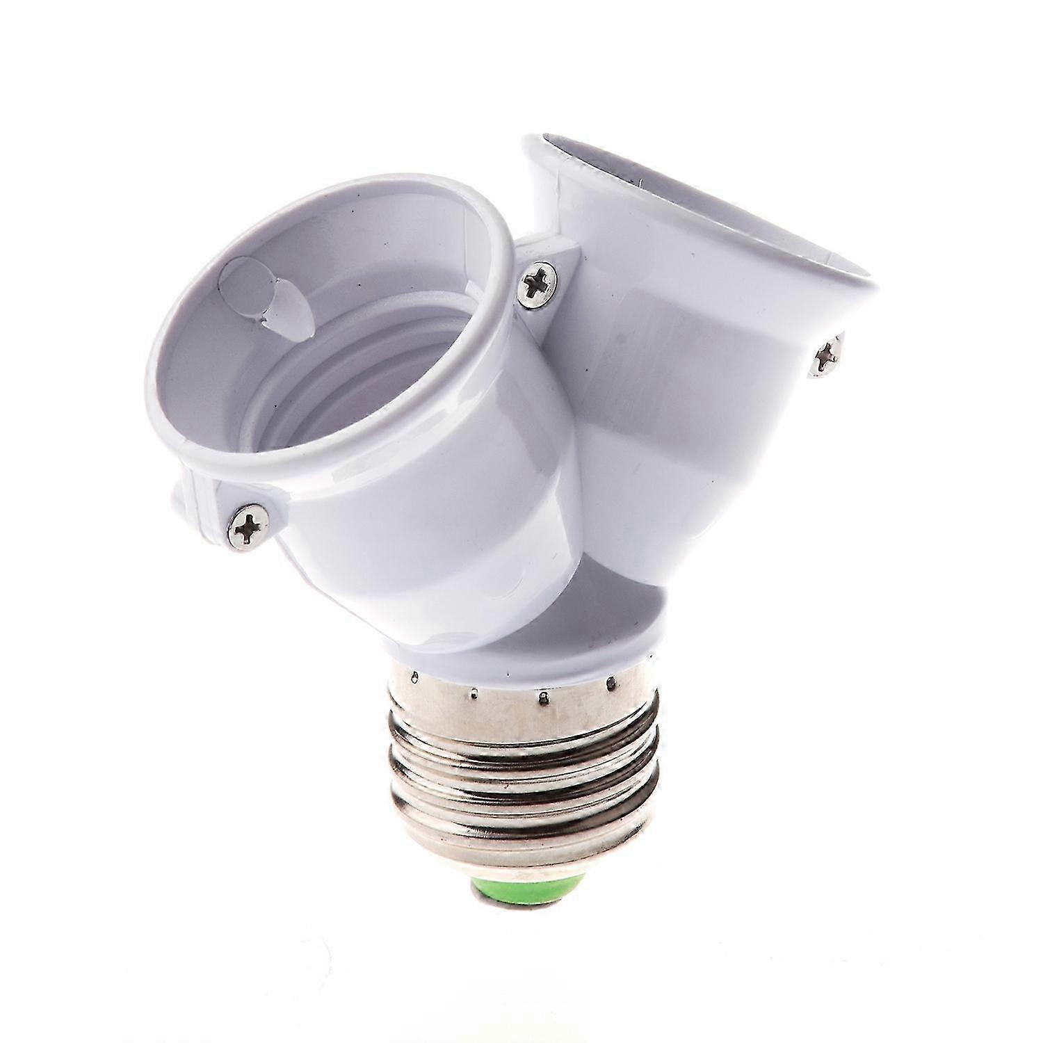 E27 1 to 2 e27 led light lamp bulb adapter converter split splitter base socket p