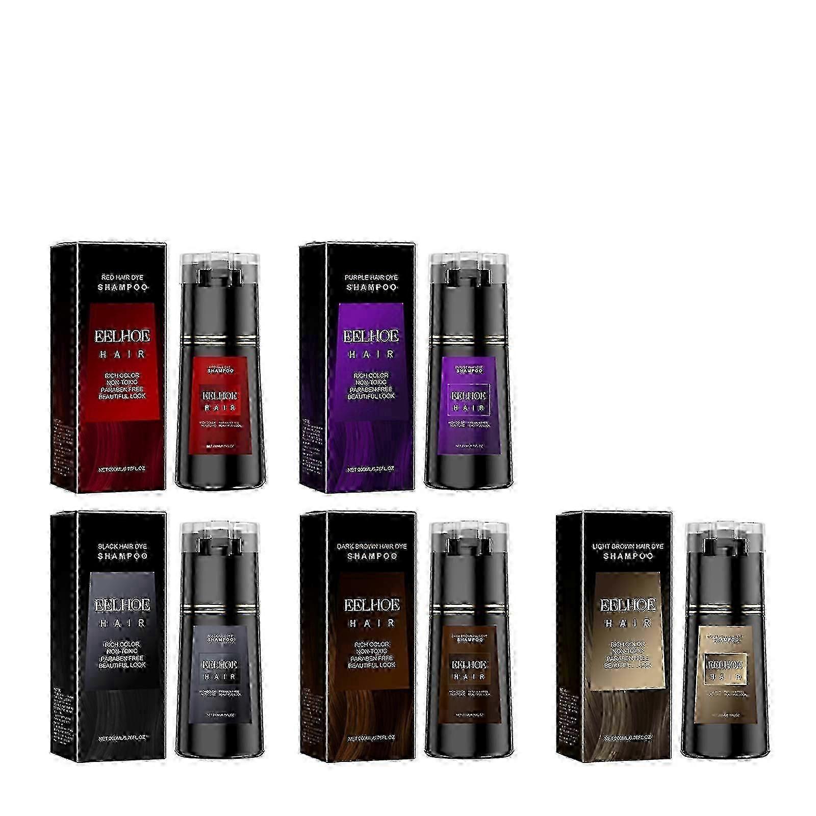 EELHOE hair styling shampoo, plant extract care, multi-color DIY color trend hairdressing, gentle and easy to color shampoo