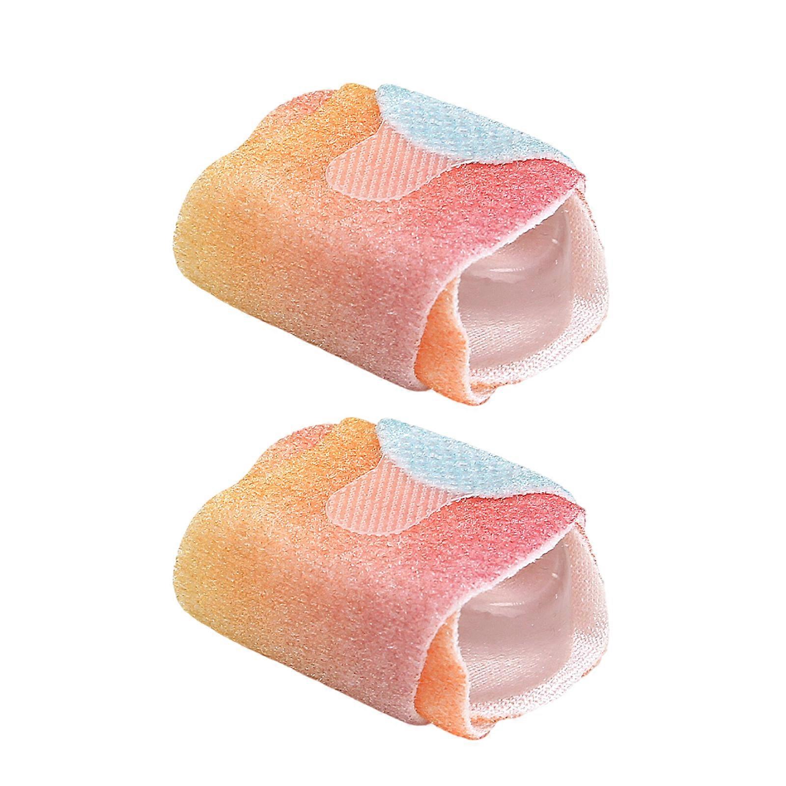 Hammer Toe Corrector for Women and Men Reusable Fabric Buddy Wraps for Broken Toes,Crooked Toes Hammer Toe Separator