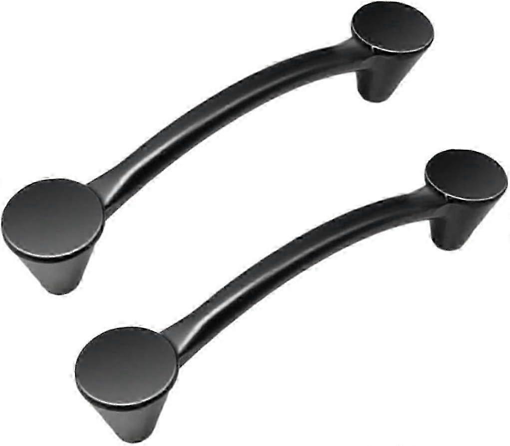 4 Pcs Single Hole Drawer Pulls Black Drawer Knobs Kitchen Cabinet Door Handles
