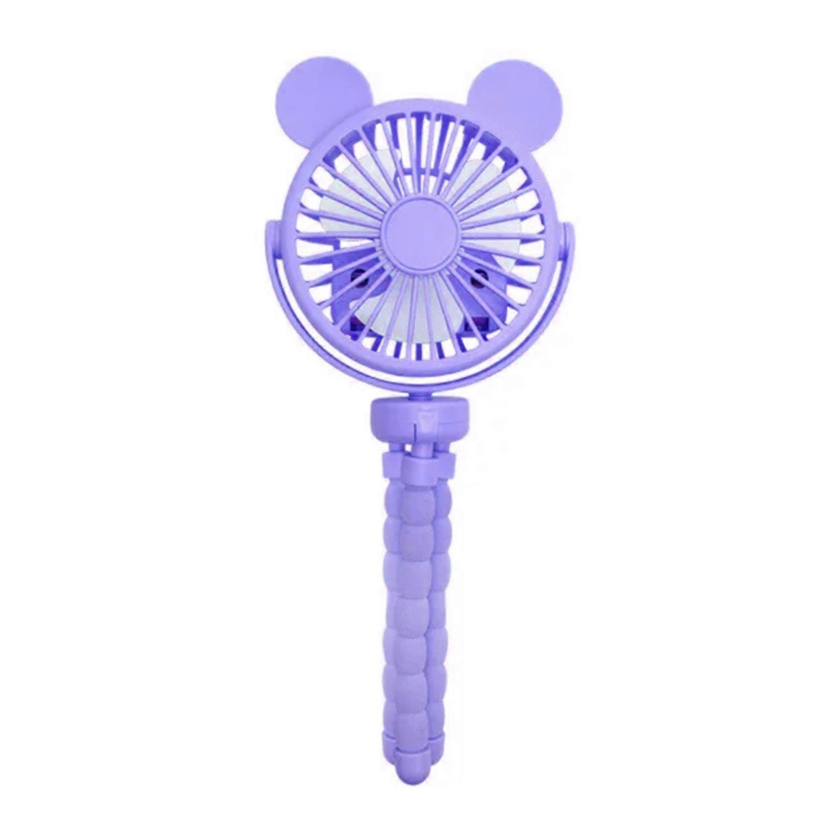 Small Prams Fan For Baby 3 Speed Setting Pram Fan Easy To Attach Baby Prams Cooling Fan Simple Installation  Violet