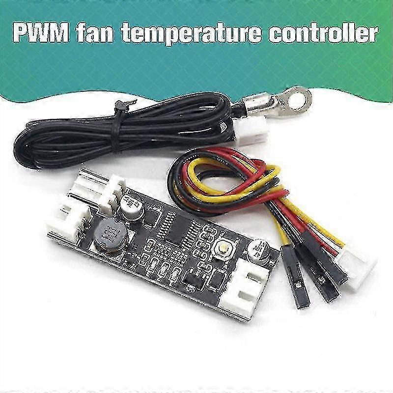 0.8a 12v Pwm 3 Wire Fan Temperature Speed Controller Governor For Pc Fan Shytmv