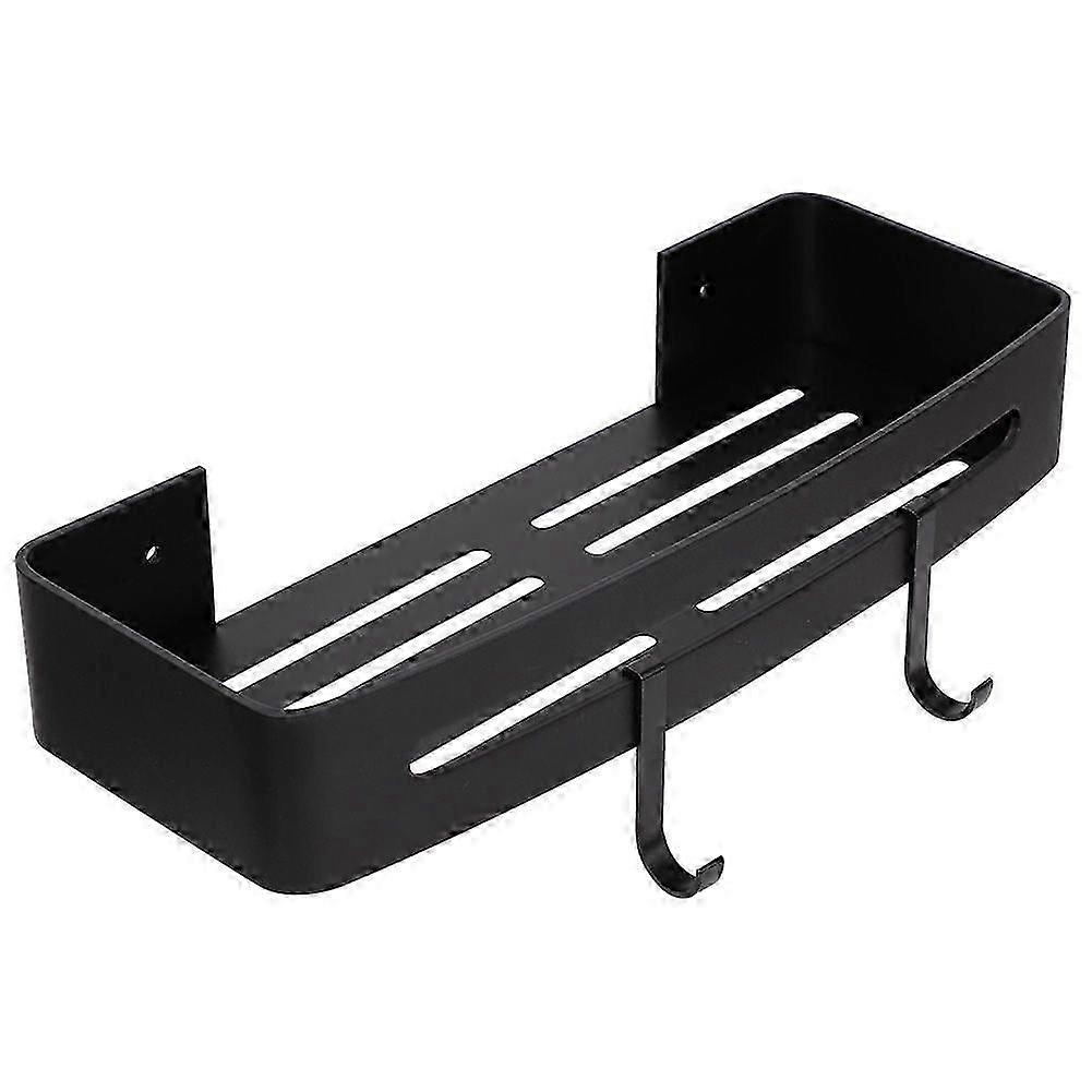 Aluminum Wall Mounted Storage Shelf Rack Bathroom Kitchen (Single Tier)