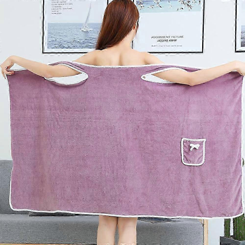 Handy bath towel, shower robe, bath robe