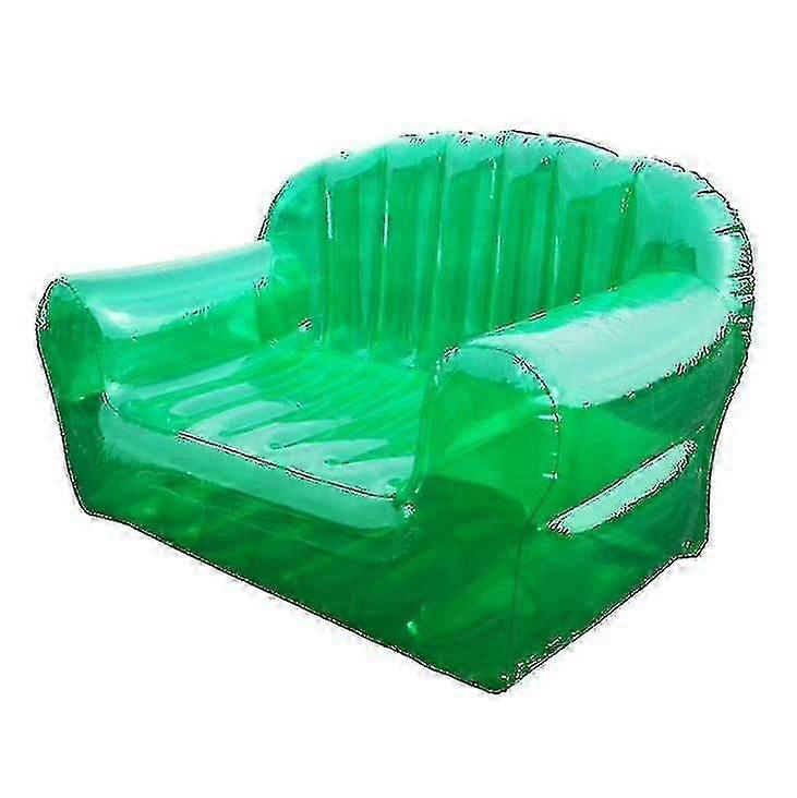Inflatable Sofa Chair Seat, Transparent Sequins Lazy Sofa-MXBC