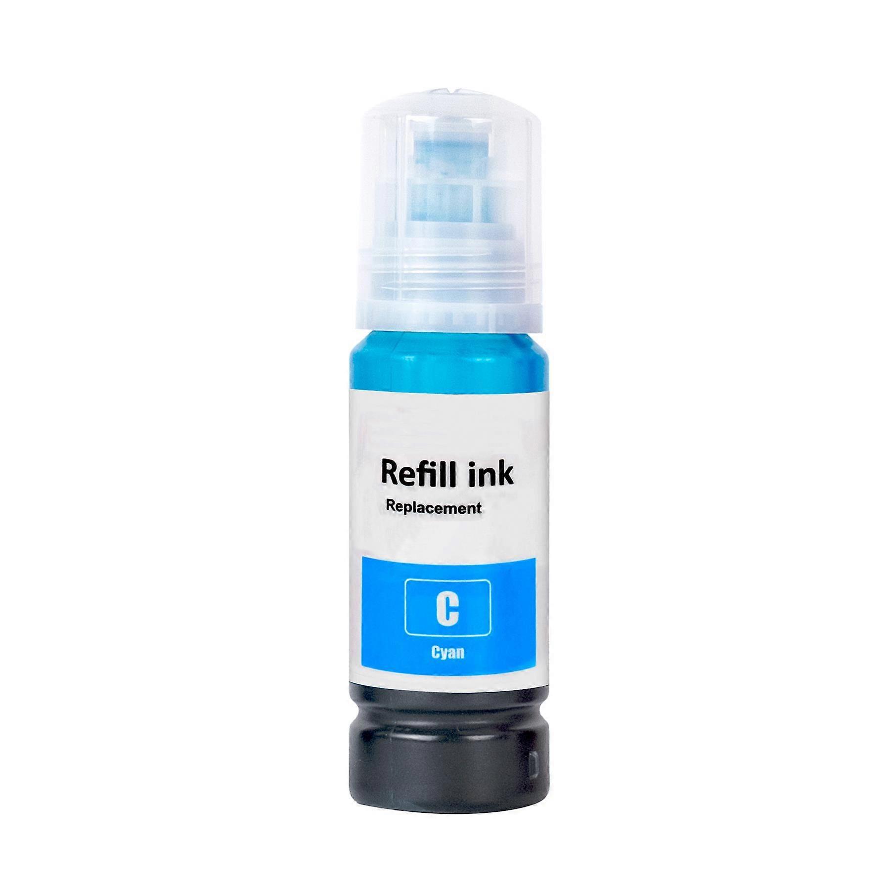 Go Inks Compatible 104 Cyan Refill Ink Bottle 70ml for Epson EcoTank Printers