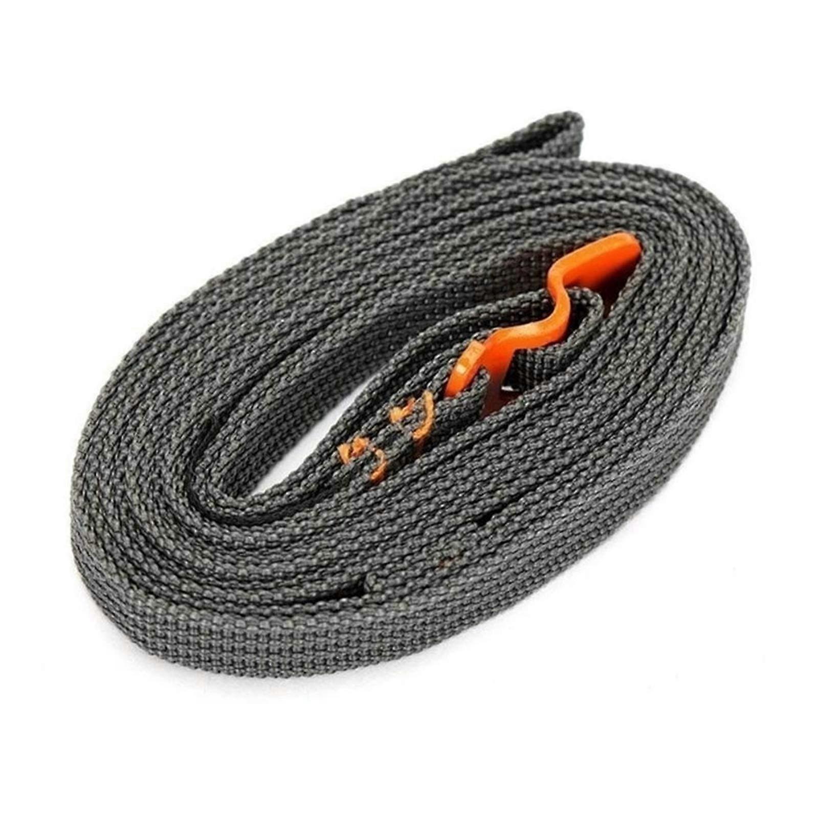 Synthetic Winch Rope Cable Set 2.0 m Outdoor Travel Strapping Cord Band Rope Tied Pull Luggage Stainless Steel Hook