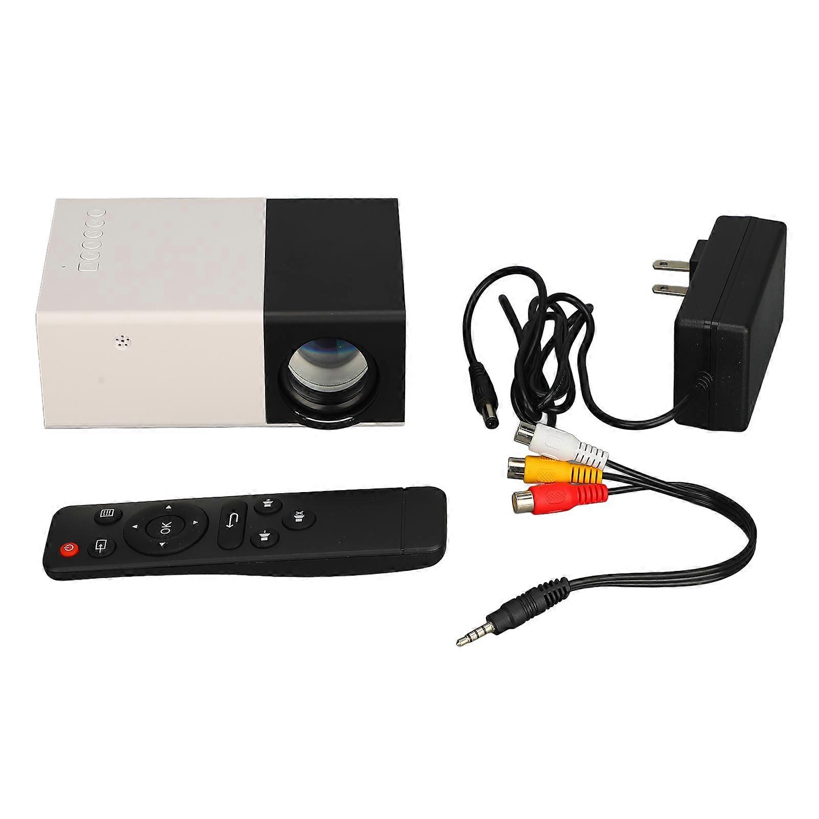 Mini LED Projector HD 1080P Multifunctional Home Theater Portable Mini Projector with Remote Control 100‑240V