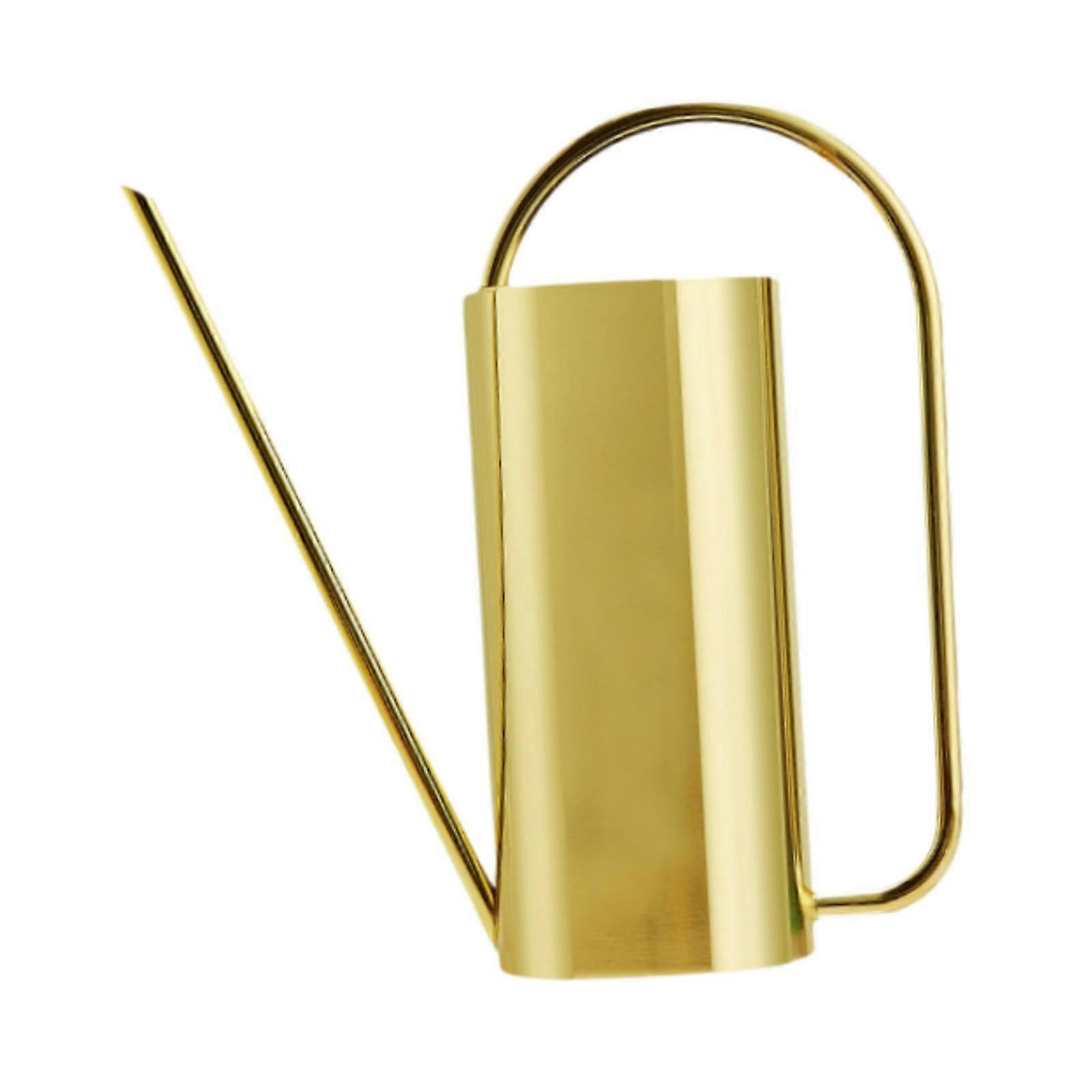 50 unzen Gartenじょうろ実用的な屋内散水器盆栽ガーデンの花のためのやかん、ゴールデン