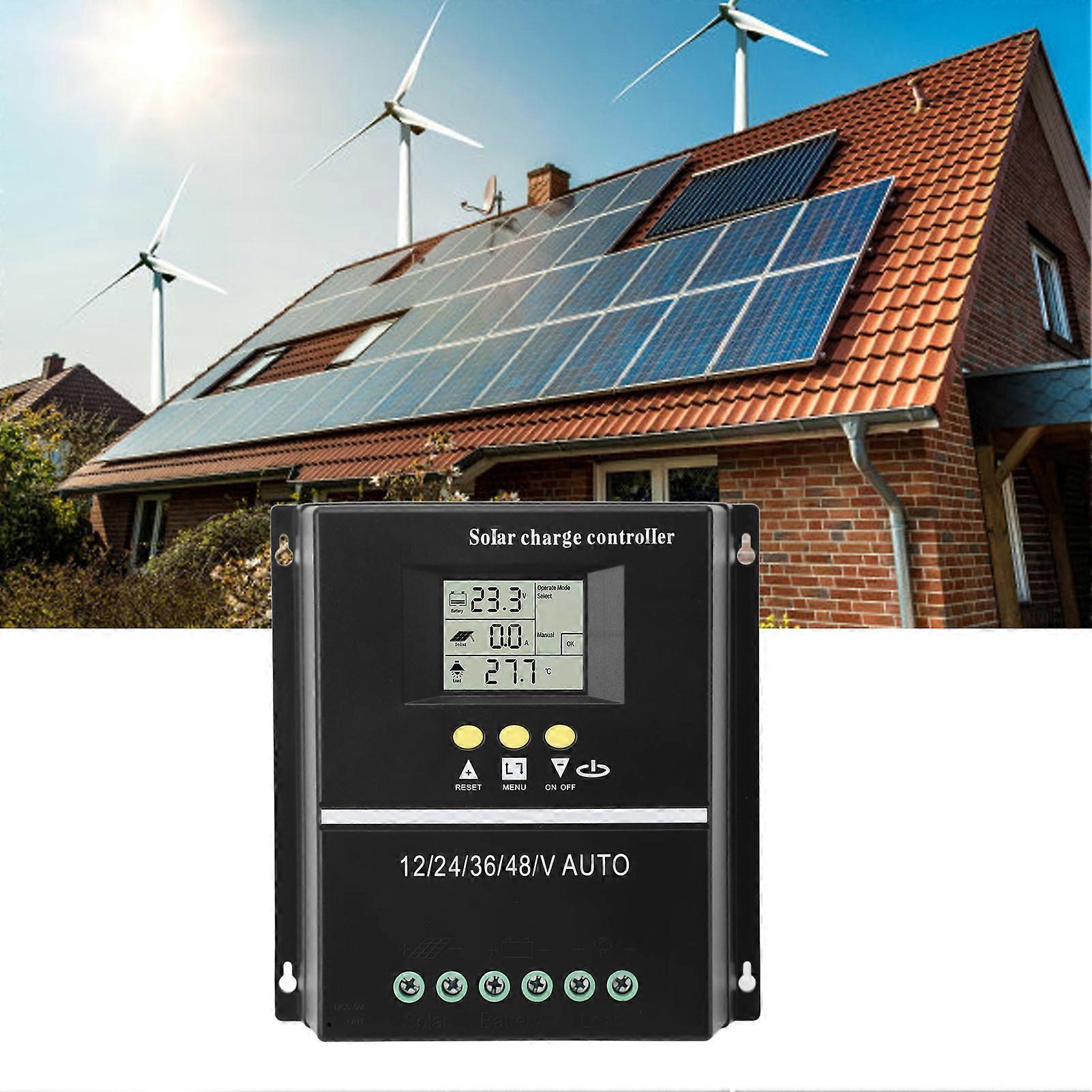 MPPT Solar Charge Controller Professional Efficient 12V 24V 36V 48V Solar Panel Controller Solar Panel Regulator 100V 100A 