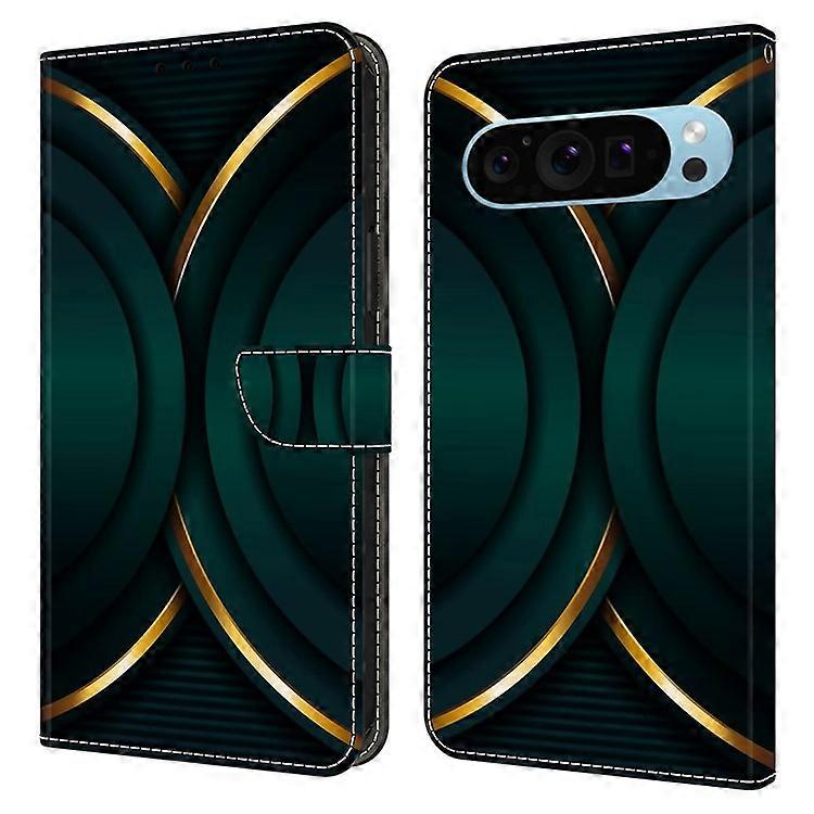Compatible For Google Pixel 9 Case Card Holder 3D Pattern PU Leather Protective Phone Cover