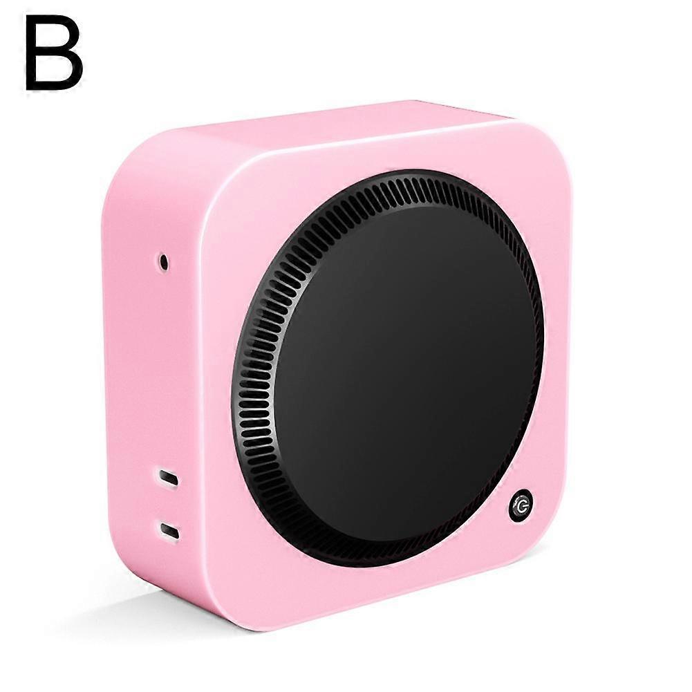 Pink (B)$ Anti-drop silicone protective cover for Mac mini M4 computer host dustproof M4pro