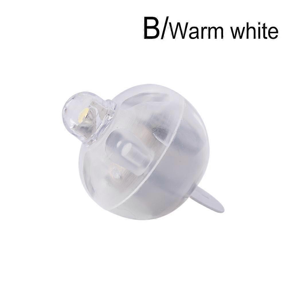 Warm white small ball (B) $LED colorful luminous ball light switch flashing balloon light sachet magic box pendant filler decorative accessories
