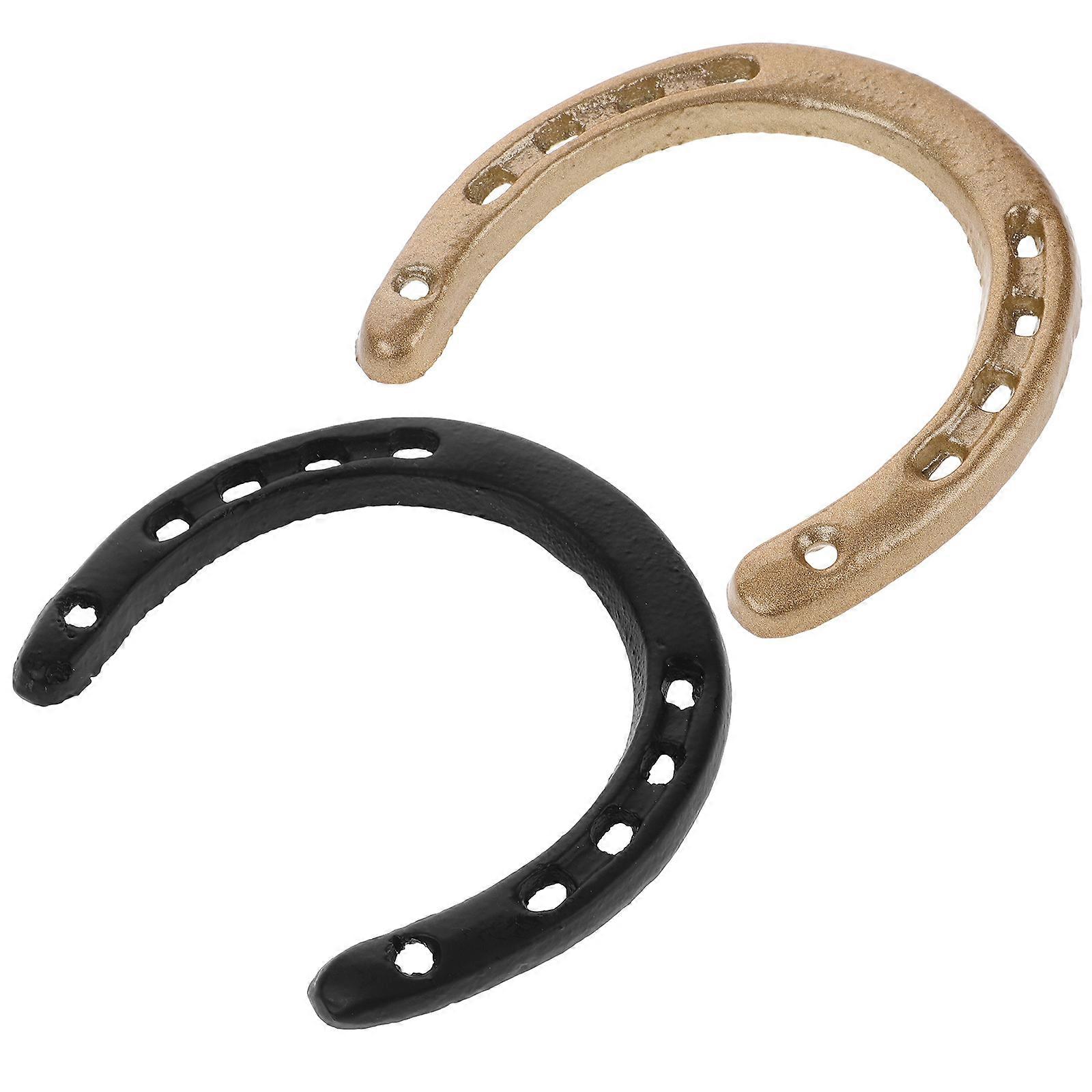 Versatile Horseshoe Art, Cast Iron Wall Ornament for Multiple Uses