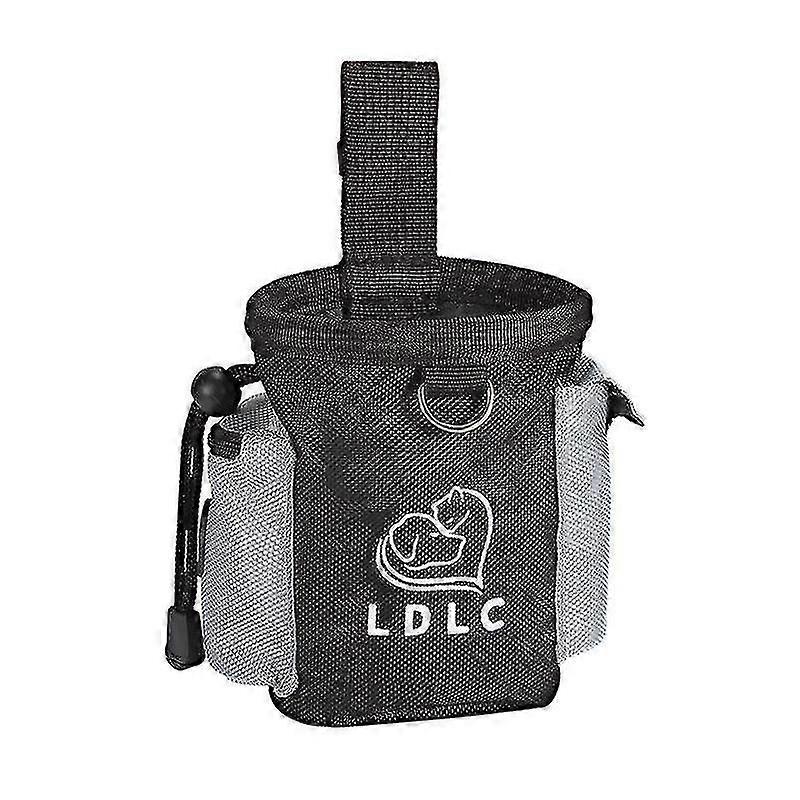 حقيبة خصر محمولة لتدريب الأليفة لأصحاب - أسود