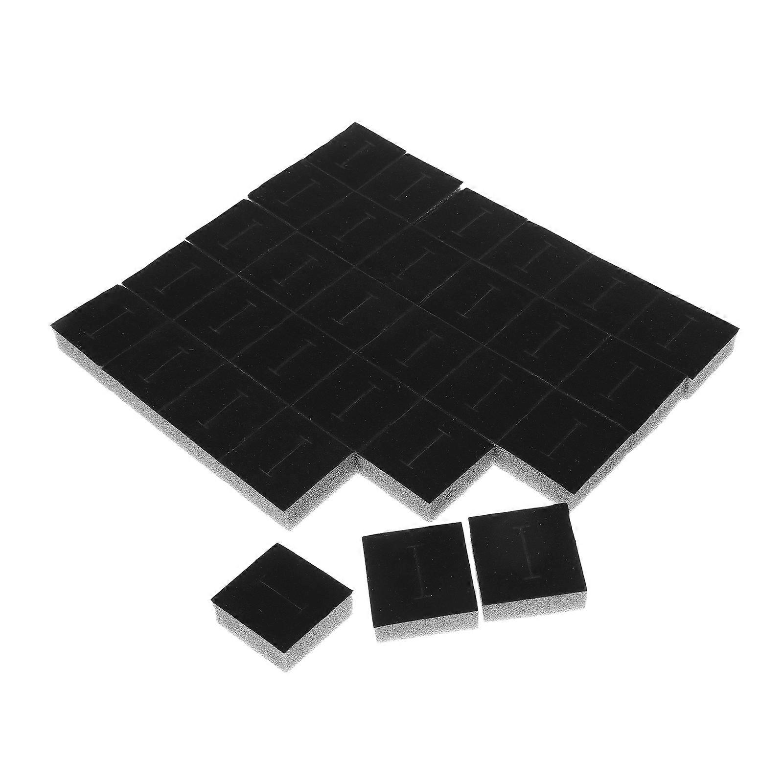 Jewelry Box Insert Ring Display Sponge Pad Enhances Storage with 30Pcs