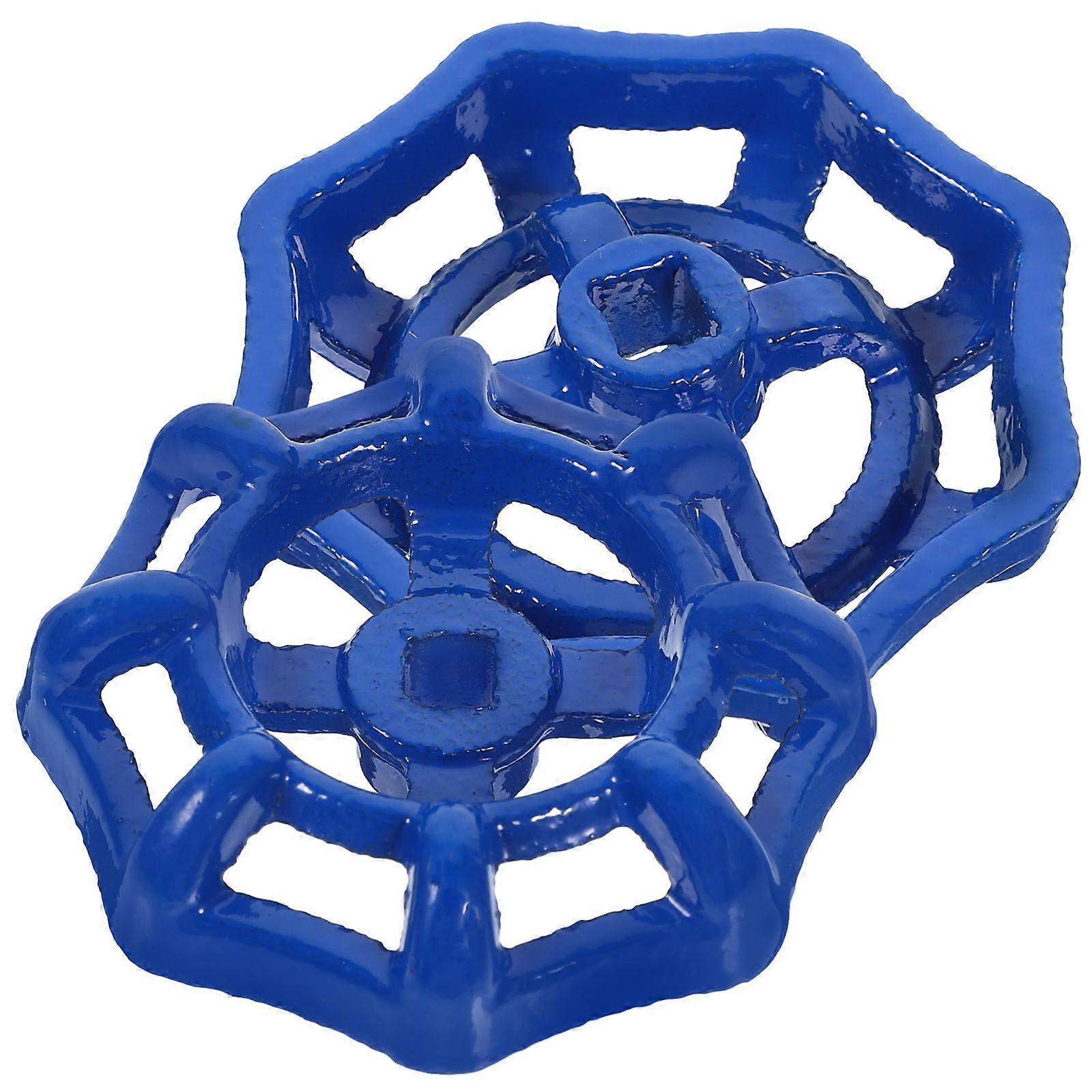 2pcs Cast Steel Valve Handle Replacement for Hose Bibs, Lightweight Portable Handwheel for Easy Plumbing Operation