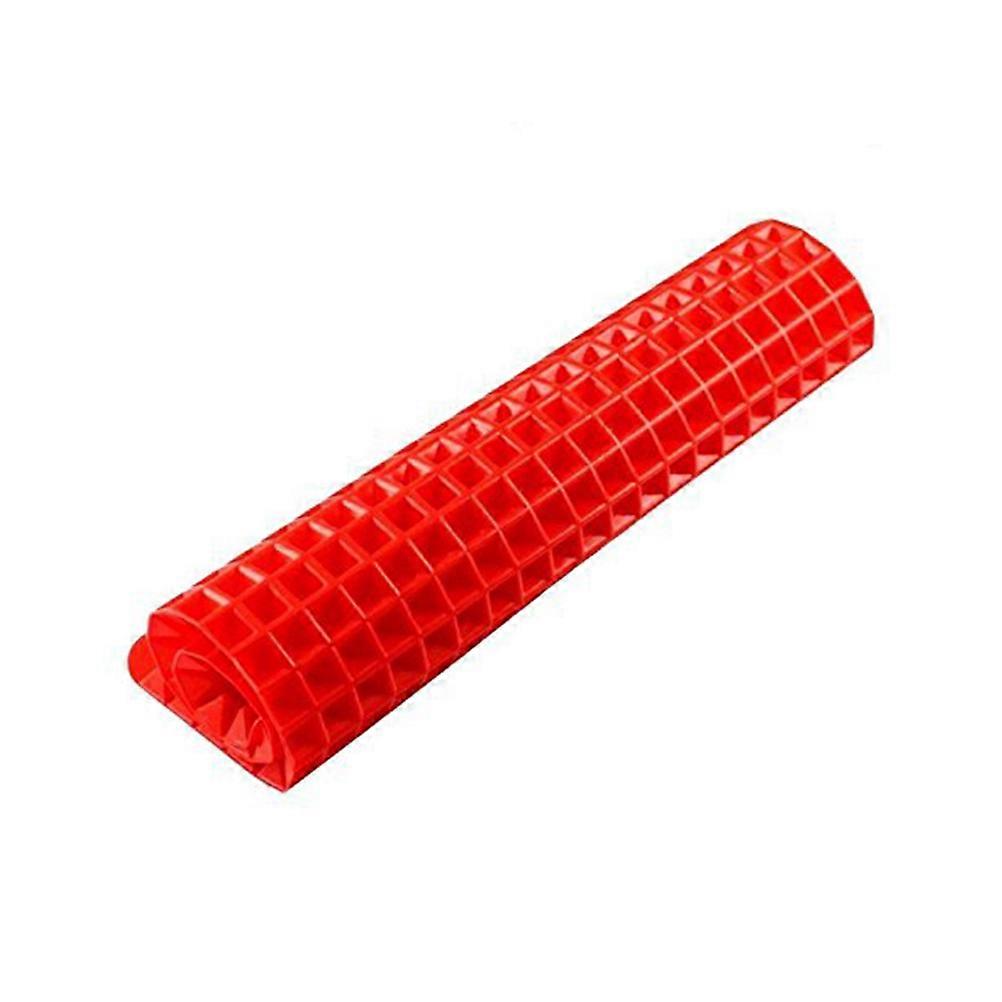 Non-Stick Oven Tray Red Silicone Cooking Mat for Kitchen Use with Size Feature