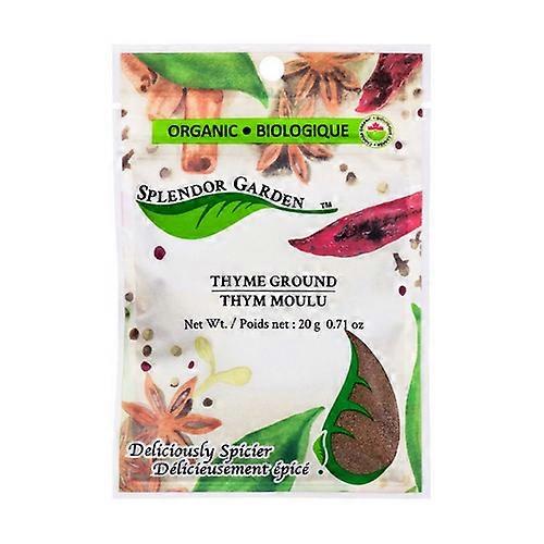 Splendor Garden Organic Thyme Ground, 20 Grams (6 Count)