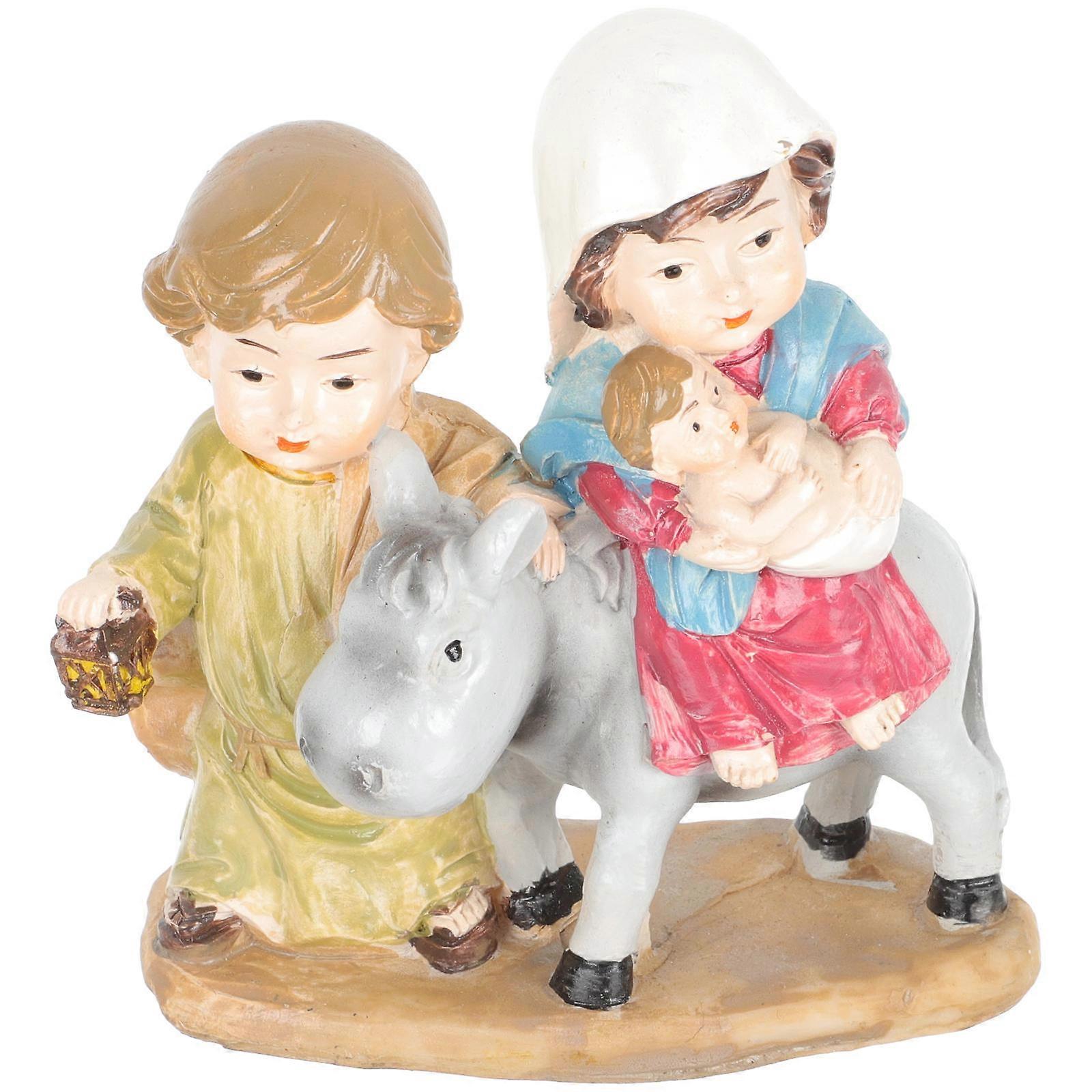 Statue For Home Decor Goddess Statue Virgin Resin Ornament Living Room Desktop Decoration Miniature Appearance 1Set