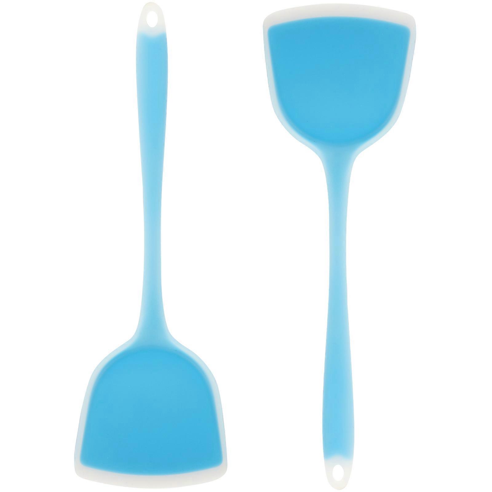 Nonstick Spatulas Set Multi-Function Wok Cooking Silicone Heat-Resistant 2Pcs