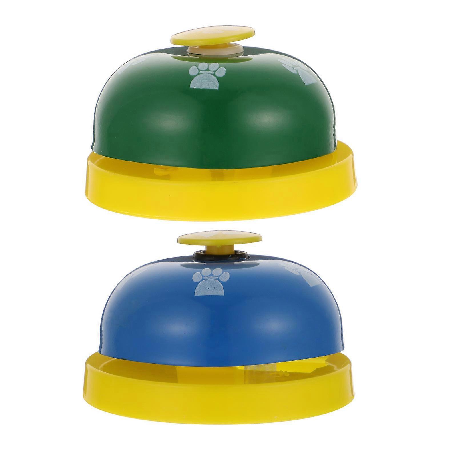 2pcs Fun Service Calling Bell Unique Answering Device Dog Design Loud Ringing Kitchen Bell for Restaurants Offices Home Use