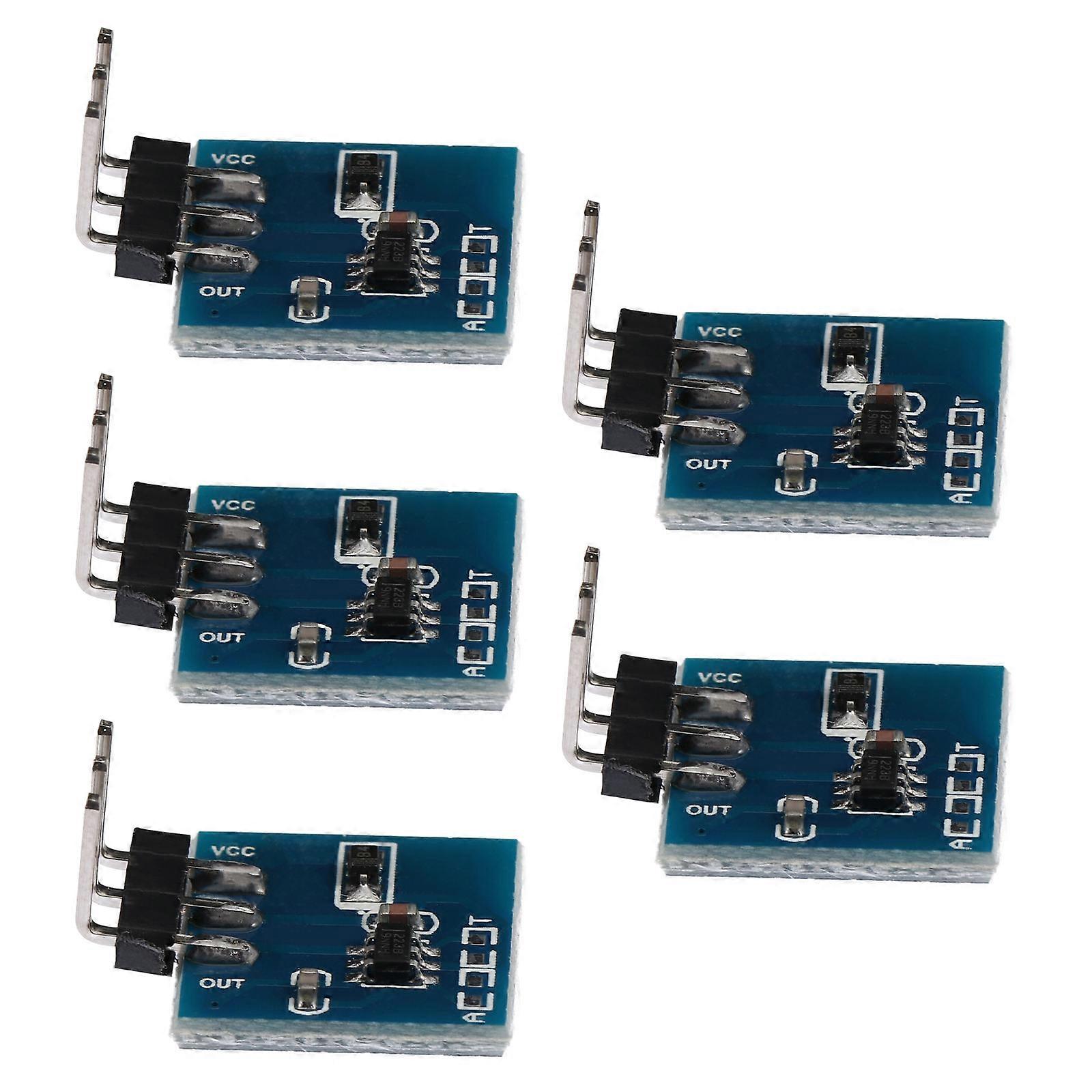 5PCS Capacitive Touch Sensor Module Switch with Output Modes for Electronics Projects   Ideal for Hobbyists and Advanced Learners