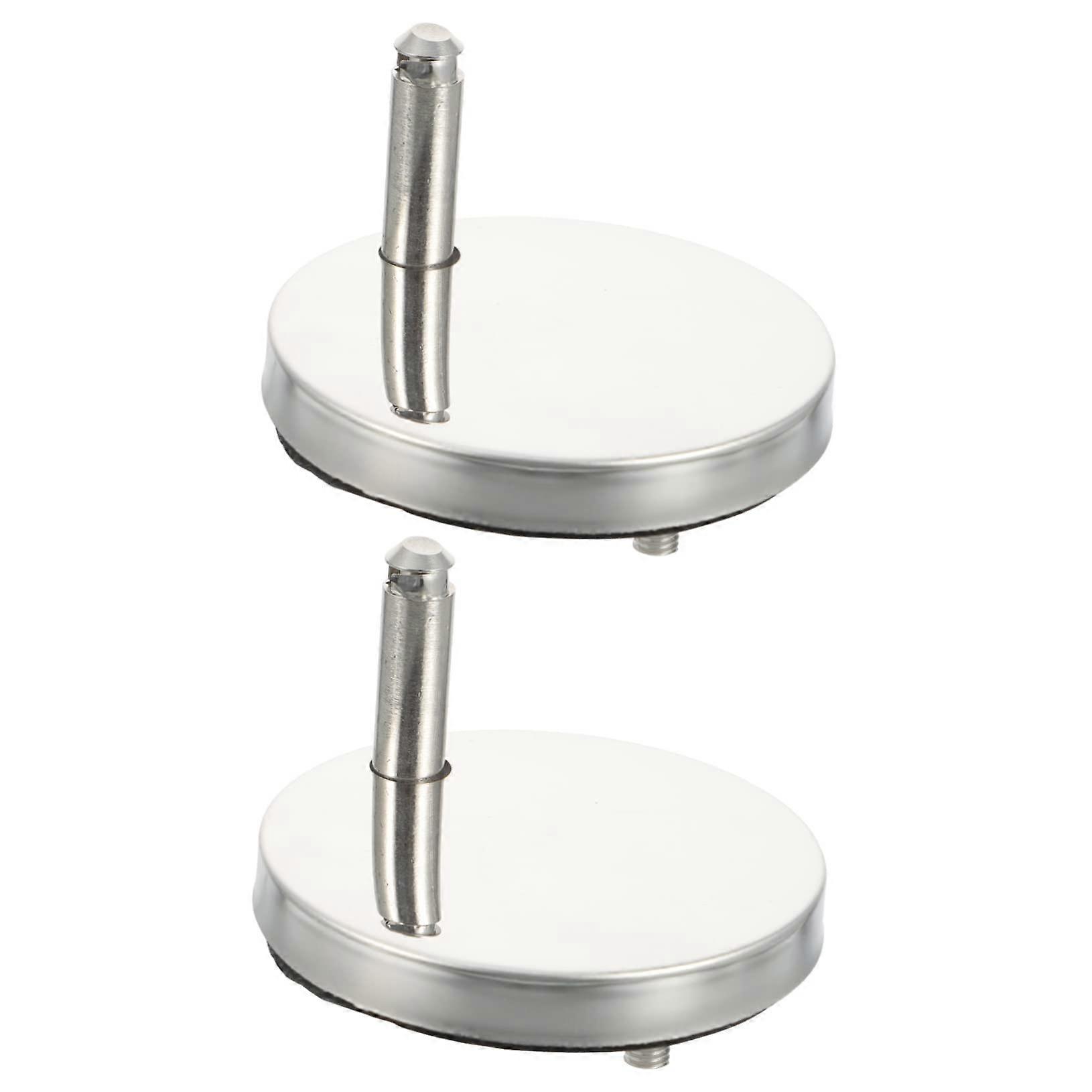 1 set replacement WC seat hinges robust toilet seat highquality toilet seat parts for longlasting use for bathroom and toilets 2 pieces