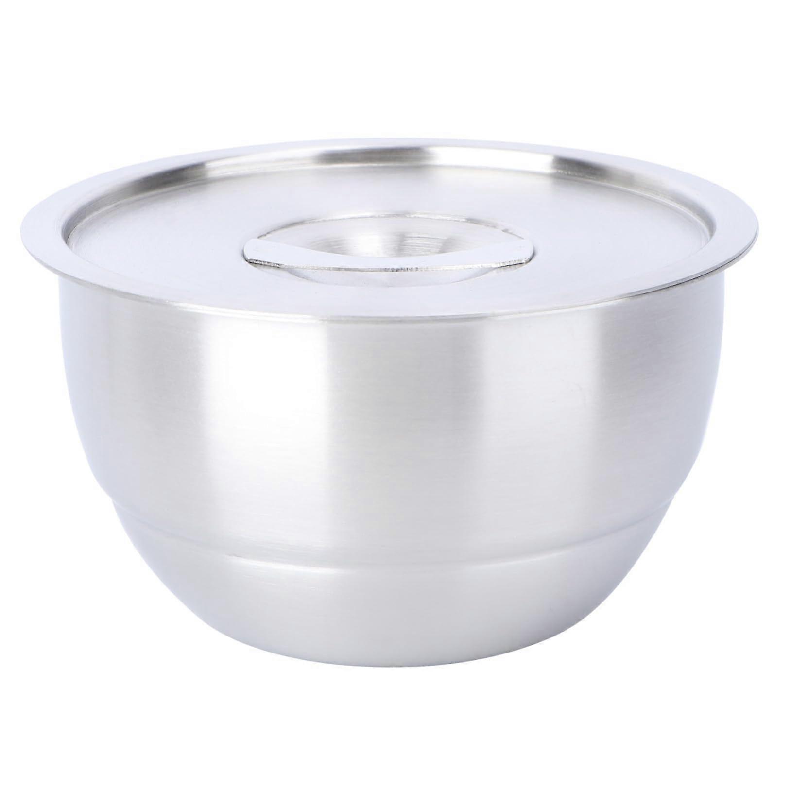 Stainless Steel Ramen Bowl With Lid Large Capacity For Soup Storage Easy-Open Cover