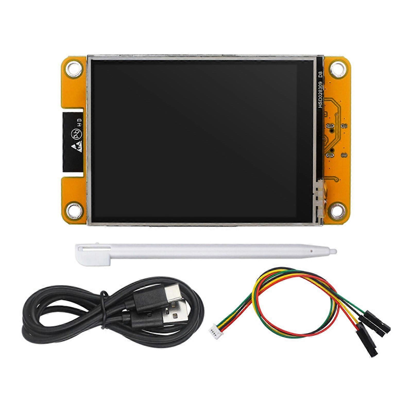 32E Embedded Board with 262K Color Resistive Touches Display Battery Management Circuit and Charging Port