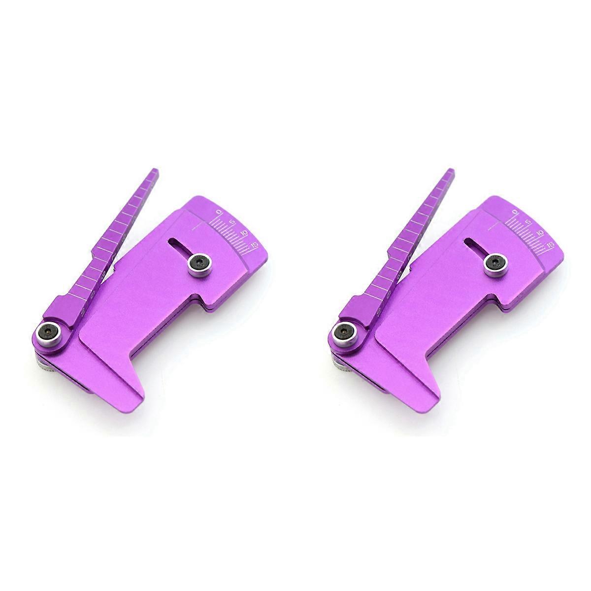 1 Pcs Metal Camber Gauge&Ride Height Gauge Tool for RC Car,