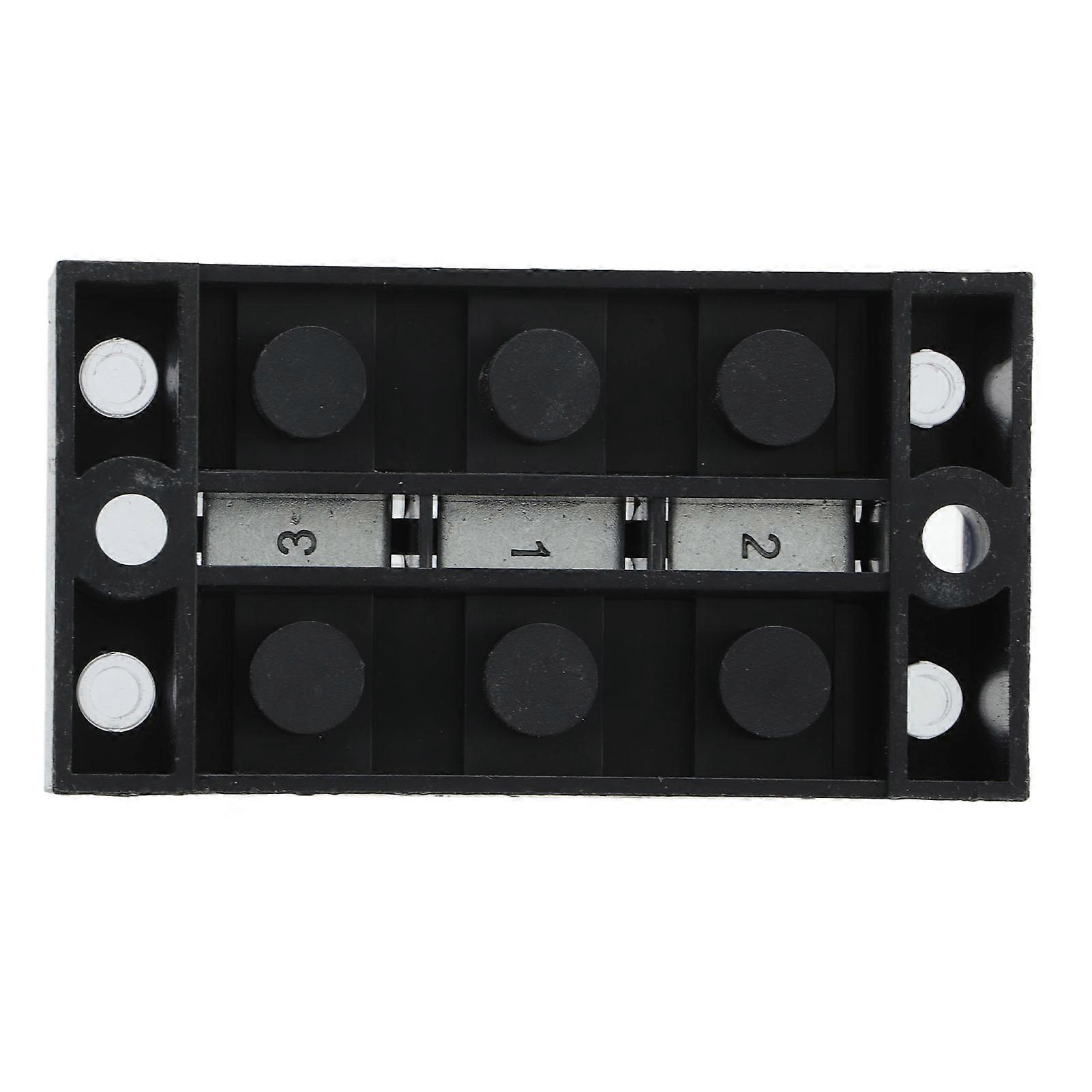 Pack de 4 blocs de jonction TB, courant élevé, double rangée, 600 V, 45 A, 3 positions (4503)