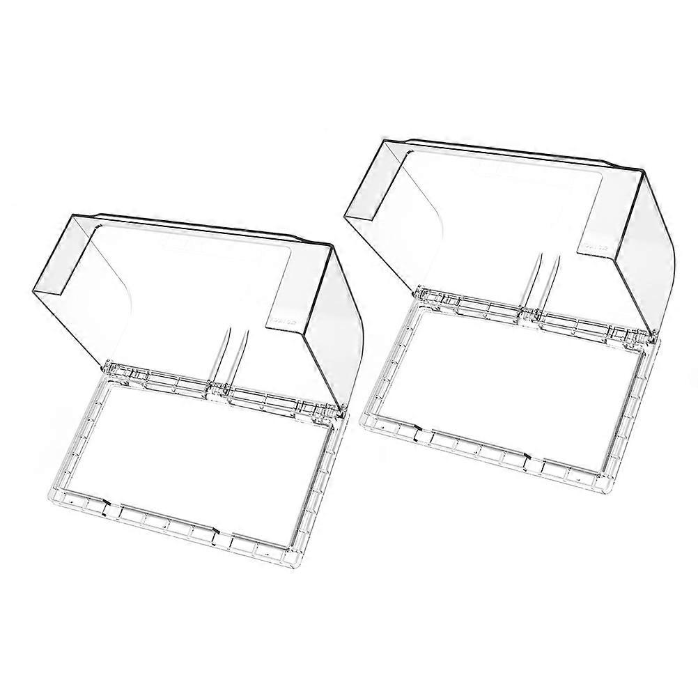Socket Outlet Cover Splash Guard Box Protective Case For Bathroom 20x12cm 2Pack