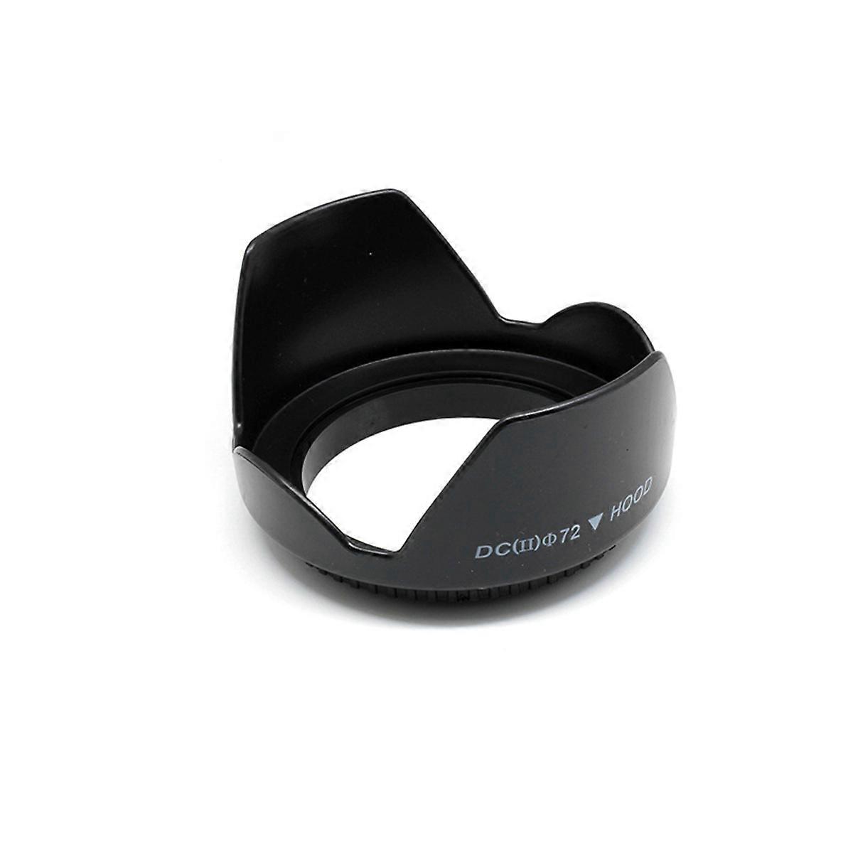 Camera Lens Cases Dslr Lens Hood Universal Design 72Mm Black 1Pack
