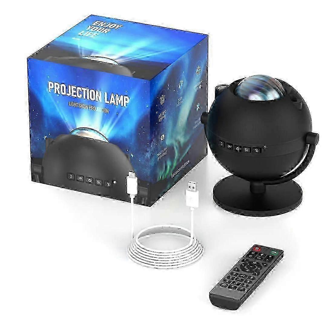 Smart Wifi Star Projector With Aurora Galaxy Effects & Music - Ideal For Uk Parties