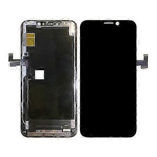 iPhone 11 Pro Maxのフルスクリーンプロテクターに適しています-ブラック-5.5インチ-Incellと互換性があります